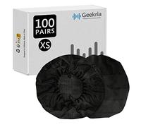 GEEKRIA 100Pairs Stretchable Headphone Earpad Covers, Disposable Sanitary Earcup Fits Telephone Headset, Office Headset, Computer Headset, Call Center Headset, Headphones(1.2-2.4 inches)