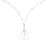 Geekria 2-Pack Sangle Magnétique Anti-Lost pour Écouteurs Compatible Soundcore by Anker Liberty 4 Pro, P40i, Liberty 4 NC - Lanière en Silicone Souple pour écouteurs, Cordon de Cou (Blanc)