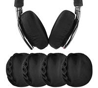 Geekria 2 Paires de Couvre-Oreille en Tissu Extensible pour Casque - Certifiés pour la sécurité des Produits - Lavables et Extensibles, protège-Oreilles pour Casques Circum-Auriculaires