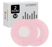 GEEKRIA 2 Paires de Housses pour écouteurs Sony WH1000XM3, WH1000XM4, WH1000XM2, Bose QC35/écouteurs en Tissu tricoté Extensible Compatible avec Les Coussinets d'oreille de 3,14-4.33 Pouces