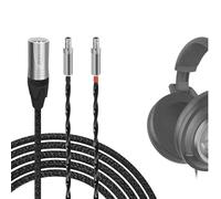Geekria 5N Single-Crystal Copper Upgrade Câble Audio de Remplacement pour Casque HD800 HD800S HD820, Rechange Câble, Headphone Replacement Cable (XLR, 3m)