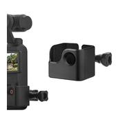 GEEKRIA Adaptateur d'extension d'appareil photo compatible avec DJI Osmo Pocket 3, Cold Shoe Mount Camera Extender Frame, Adaptateur de trépied pour trépied, vélo, clip de sac à dos, sangles de