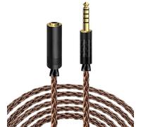 GEEKRIA Apollo 6NOCC Câble équilibré en cuivre monocristallin 4,4 mm mâle vers femelle Cordon de remplacement pour casque HiFi (3 m)