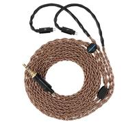GEEKRIA Apollo Câble audio de mise à niveau Single Crystal Copper, compatible avec Linsoul KZ ZS10 Pro, SIMGOT EM6L, 7 Hz x Crinacle Zero : 2, KZ ZAS 3,5 mm vers 0,78 mm, câble de rechange 2 broches