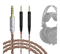 Geekria Apollo Câble audio en cuivre compatible avec les casques ATH ATH-R70X, 4,4 mm vers double 2,5 mm de rechange pour casque audio haute résolution, casque HiFi (1,5 m)