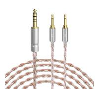 Geekria Apollo Câble d’upgrade équilibré mâle 4,4 mm vers double mâle 2,5 mm compatible avec HIFIMAN HE400S, HE-400i, HE560, HE350, HE1000 V2 (câble cuivre 4 cœurs 6NOCC, 2,5 m)