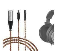 GEEKRIA Apollo Câble de mise à niveau 6N OCC en cuivre monocristallin 8 tresses XLR à 4 broches vers série HD800, compatible avec Sennheiser HD800S/HD800/HD820, prise Neutrik équilibrée 1,5 m