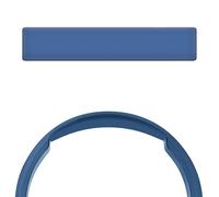 Geekria Bandeau en cuir protéiné compatible avec les casques JBL Tune 660/600/510BT, T450, T450BT, T500BT, JR300BT, bracelet de rechange (bleu)