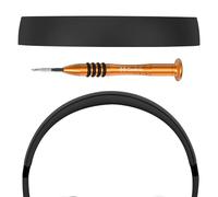 Geekria Bandeau en plastique compatible avec casque Beats Solo 4, pièce de rechange (noir)