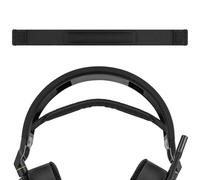 Geekria Bandeau en tissu flexible compatible avec casque Corsair HS80 RGB, HS80 MAX (noir)