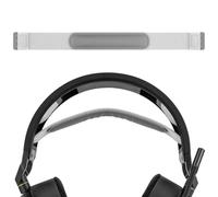 Geekria Bandeau en tissu flexible compatible avec Corsair HS80 RGB, HS80 MAX, bande de rechange pour casque audio (blanc)