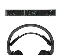 Geekria Bandeau en tissu flexible compatible avec SteelSeries Arctis 5, Arctis 3 All-Platform Gaming, bande de rechange pour casque, housse de coussin de casque (noir), PJZ91-17
