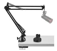 Geekria Bras de Microphone pour Creators Compatible avec sE Electronics Gemini II, SE4400a, T2, X1, Support de Bras de Micro avec Adaptateur de Montage de Bride de Table, Support de Montage de Bureau