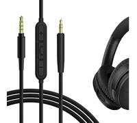 Geekria Câble Audio avec Micro Compatible avec Bose QuietComfort SE QC, 45 QC35SeriesII, QC25, 700ANC, câble stéréo de Remplacement de 2,5 mm avec Microphone en Ligne et contrôle du Volume (1,2 m)