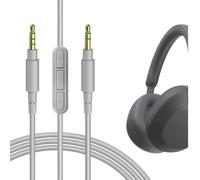 Geekria Câble audio avec micro compatible avec casque Sony ULT WEAR, WH-1000XM6/1000XM5/1000XM4, WH-XB910N, WH-CH720N, cordon stéréo de rechange de 3,5 mm (1,7 m)