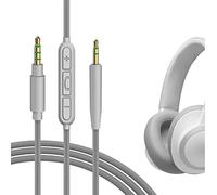 GEEKRIA Câble audio avec micro compatible avec JBL Tune 770NC 700BT, 660NC, 2,5 mm vers 3,5 mm, câble stéréo de remplacement avec micro intégré et contrôle du volume (4 ft/1,2 m)