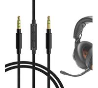 GEEKRIA Câble audio avec micro compatible avec le casque JBL Live 670NC, câble stéréo de remplacement 3,5 mm avec microphone intégré et contrôle du volume (1,2 m)