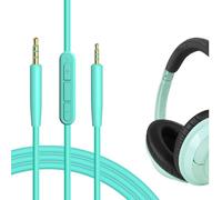 GEEKRIA Câble audio avec micro compatible avec les casques Bose SoundTrue II, SoundTrue, SoundLink II et SoundLink, cordon de remplacement de 3,5 mm à 2,5 mm, câble auxiliaire pour casque (1,5 m)