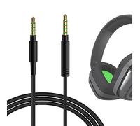 GEEKRIA Câble audio compatible avec Astro A40 TR, A40, A30, A10 Gen 2 et A10, câble stéréo de remplacement 3,5 mm, 1,7 m