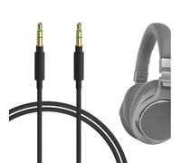 GEEKRIA Câble audio compatible avec ATH ATH-M50xBT2 ATH-M20xBT ATH-SR5, câble de casque Pioneer SE-MS7BT, cordon stéréo de remplacement en nylon tressé de 1/8" (3,5 mm) à 3,5 mm (4 pi/1,2 m)