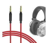 GEEKRIA Câble audio compatible avec ATH-MSR7 ATH-SR5 ATH-AR3BT ATH-M20xBT ATH-M50xBT2,câble pour casque Pioneer SEMS7BT, cordon stéréo de remplacement auxiliaire 1/8"(3,5mm) vers 3,5mm(4 pieds/1,2m)