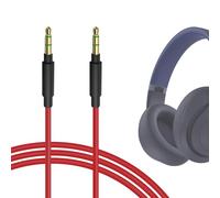 GEEKRIA Câble audio compatible avec Beats Studio Pro/3/2, Solo 4/3/2, Mixr, casques Pro, 1/8" (3,5 mm) vers 3,5 mm Aux de remplacement stéréo (4 ft/1,2 m)