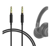 GEEKRIA Câble audio compatible avec Beats Studio Pro, Solo 4/3/2, Mixr, câble pour casque, 1/8" (3,5 mm) vers 3,5 mm nylon tressé stéréo (4 ft/1,2 m)