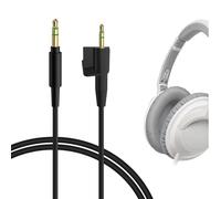 GEEKRIA Câble audio compatible avec Bose AE2 (329532-0010), AE2i, AE2w, câble stéréo de remplacement AUX 3,5 mm vers 2,5 mm (1,2 m)