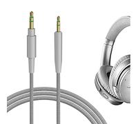 GEEKRIA Câble audio compatible avec Bose QuietComfort Ultra/SE/45/35II/35, 700, écouteurs SoundLink II, 2,5 mm vers 3,5 mm en nylon tressé de remplacement stéréo (4 ft/1,2 m)