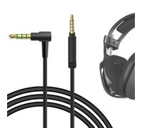 GEEKRIA Câble audio compatible avec casques gaming Astro A40 TR/40/30/10 (Gen 2), câble stéréo AUX de remplacement 3,5 mm vers 3,5 mm (1,7 m)