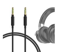 GEEKRIA Câble audio compatible avec COWIN E7, E8, Anker Soundcore Life Q35, Q20i, Q45, câble stéréo de remplacement en nylon tressé 3,5 mm (1,2 m)