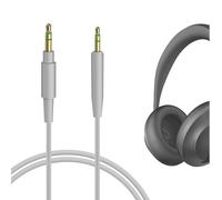 GEEKRIA câble audio compatible avec les casques Bose 700, QuietComfort Ultra, QC 45/35II/35/25/SE, câble stéréo de remplacement 3,5 mm vers 2,5 mm (1,2 m)