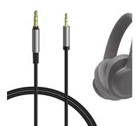 GEEKRIA Câble audio compatible avec les casques JBL Tune 770NC/760NC/750BTNC/720BT/710BT/700BT/660NC et Live 660NC/650BTNC/500BT, cordon stéréo de remplacement de 2,5 mm à 3,5 mm (1,2 m)