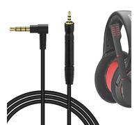 GEEKRIA Câble audio compatible avec Sennheiser Game One, Game Zero, PC 373D, casques GSP 350/500/600, câble stéréo de remplacement gaming AUX 2,5 mm (5,6 ft/1,7 m)
