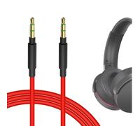 GEEKRIA Câble audio compatible avec Sony WH-1000XM6/ 1000XM5/1000XM4, WH-XB920N, INZONE H5, câble stéréo de remplacement 3,5 mm (4 ft/1,2 m)