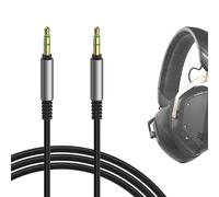 GEEKRIA Câble audio compatible avec V-MODA Crossfade 3/2/LP2, M-100, M-80, casques V-80, 1/8" (3,5 mm) vers 3,5 mm, câble stéréo gainé nylon tressé de rechange (4 ft / 1,2 m)