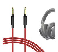 GEEKRIA Câble audio compatible avec Yamaha YH-L500A, ATH-SR5, ATH-AR3BT, etc., câble stéréo AUX 3,5 mm (1,2 m)