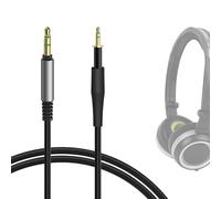 GEEKRIA Câble audio tressé en nylon compatible avec AKG K450, K451, K452, Q460, série JBL J88, série J55, stéréo de remplacement 2,5 mm vers 3,5 mm (4 ft/1,2 m)