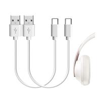 GEEKRIA Câble de charge court de type C, compatible avec Bose Quietcomfort Earbuds II, SoundLink Flex, QC45, 700, câble d'alimentation de rechange USB vers USB-C (30 cm)
