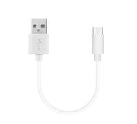 GEEKRIA Câble de charge court USB pour écouteurs - USB-A vers USB-C, câble de rechange (1 ft / 30 cm) compatible avec Yamaha, Logitech, Soundcore, HUAWEI, Sony et plus.