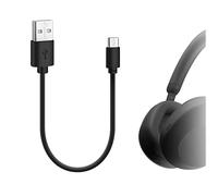 Geekria Câble de Charge pour Sony WH-1000XM3 WH-XB900N, AKG Y400, Y600NC, Bose NCH700, USB-C Charging Cable, Momentum 3, B&W PX Wireless Headphones (30CM)