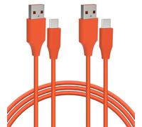 GEEKRIA Câble de charge rapide micro pour écouteurs, compatible avec Bose QuietComfort 35II/35/25, SoundLink, AE2, câble d’alimentation de rechange USB vers Micro (4ft/120cm, pack de 2)