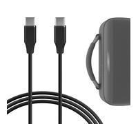 GEEKRIA Câble de chargement Type-C pour enceintes Soundcore Boom 3i, Beats Pill 2024, JBL Charge4 GO4 Clip6, câble d'alimentation USB-C de remplacement (120 cm)