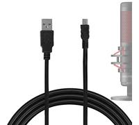 GEEKRIA Câble micro Mini-USB vers USB, 300 cm, compatible avec HyperX, SAMSON, Audio-Technica, FIFINE