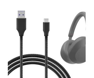 GEEKRIA Câble USB de charge compatible avec Samsung Galaxy A54/A35/A25, S24/S23, Note 20/10, Moto G, iPhone 16/15, câble durable USB-A vers USB-C charge rapide et synchro (120 cm)