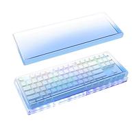 Geekria Cache de Clavier Acrylique Tenkeyless, Coque pour Clavier mécanique 80% TKL Compact 87 Touches, Compatible avec Logitech G713, G715 (Gradient Blue)