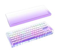 Geekria Cache de Clavier en Acrylique, pour Clavier mécanique Gaming TKL 80% Compact 87 Touches, Compatible avec Logitech G915 TKL/G Pro (Gradient Purple)