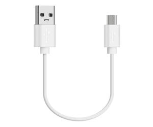 Geekria Charging Cable for LG HBS-F110, HBS-A100, HBS-920, HBS-910, Bose QC30, Jabra Halo Smart, Elite, Evolve, JBL UA Flex, Reflect, Everest/Charging Cord/Micro-USB Charger Cable (1FT, White)