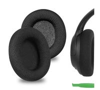 GEEKRIA Comfort Coussinets d'oreille de Rechange en Tissu Maille pour Casque Sony WH-CH700N, WH-CH710N, WH-CH720N, Coussinets d'oreille, Coussinets d'oreillettes, pièces de réparation (Noir)