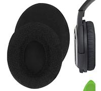 Geekria Comfort Oreillettes de Remplacement pour Sennheiser HD418, HD419, HD428, HD429, HD439, HD438, HD448, HD449 Casque Coussinets d'oreille Coussins, Pièces de réparation d'oreillettes (Noir)
